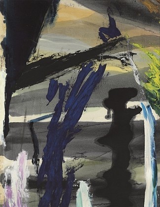 景观（中午） Landscape (Mid-day) (1953)，莫里斯·刘易斯