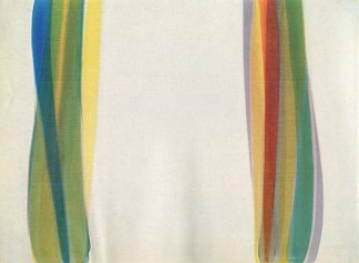 孪生柱 II Twined Columns II (1960)，莫里斯·刘易斯