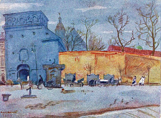 黎明之门 Gate of Dawn (c.1905)，莫斯塔拉夫·多布尔日茨基