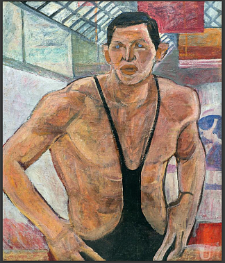 战斗机。（鲍里斯·古列维奇的肖像） Fighter. (Portrait of Boris Gurevich) (1971)，米哈伊洛·万施泰因