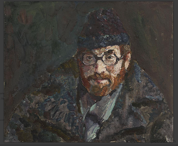 鲍里斯·莱卡尔的肖像 Portrait of Boris Lekar (1979)，米哈伊洛·万施泰因