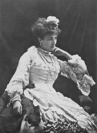 莎拉·伯恩哈特 Sarah Bernhardt (c.1865)，菲利克斯·纳达尔