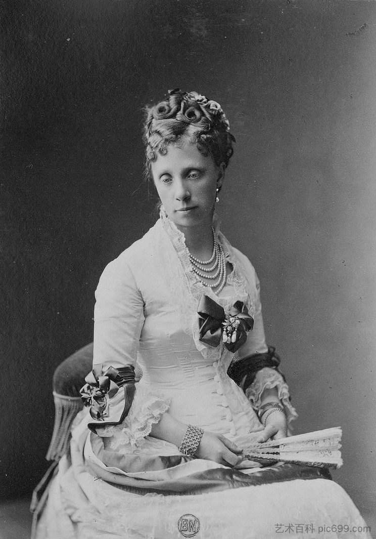 马德里公爵夫人玛格丽塔 Duchesse Marguerita De Madrid (1878),菲利克斯·纳达尔
