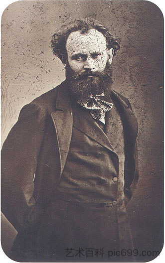 爱德华·马奈 Edouard Manet (1867)，菲利克斯·纳达尔