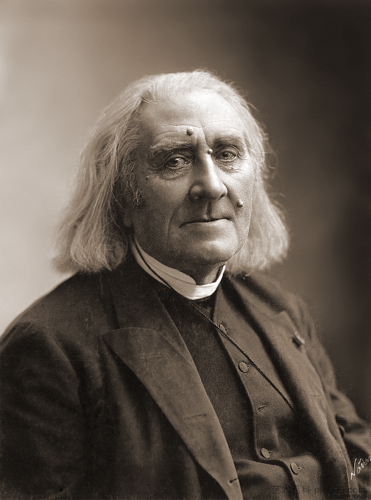 弗朗茨·李斯特 Franz Liszt (1886)，菲利克斯·纳达尔