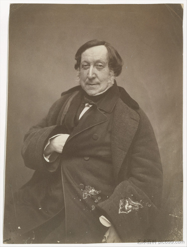 焦阿基诺·罗西尼 Gioacchino Rossini (1856)，菲利克斯·纳达尔