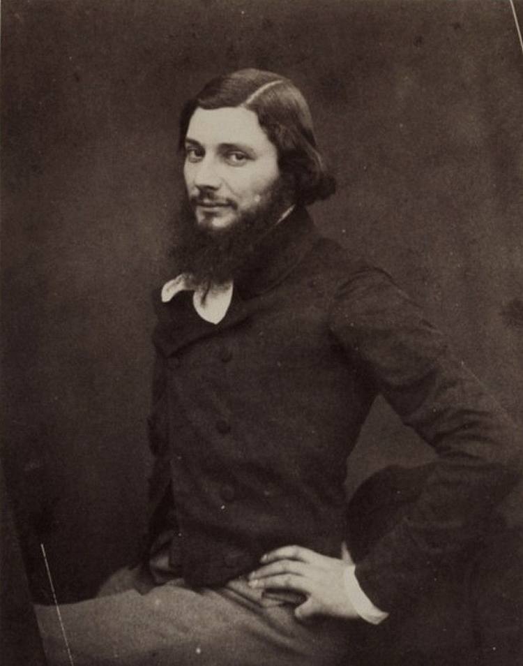 古斯塔夫·库尔贝 Gustave Courbet (c.1850)，菲利克斯·纳达尔