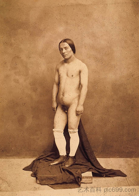 阴阳人 Hermaphrodite (1860)，菲利克斯·纳达尔