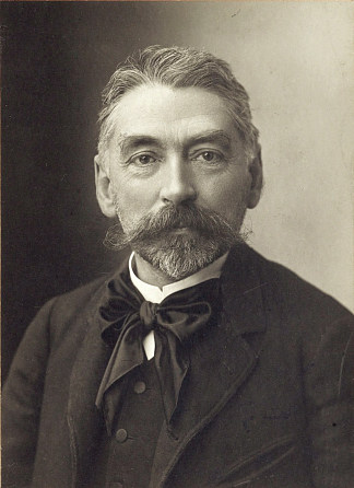 斯蒂芬·马拉梅 Stéphane Mallarmé (c.1890)，菲利克斯·纳达尔