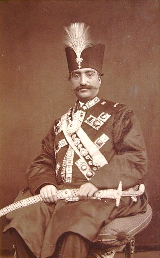 Naser Al-Din Shah Qajar，来自波斯的Shah Naser Al-Din Shah Qajar, Shah from Persia，菲利克斯·纳达尔