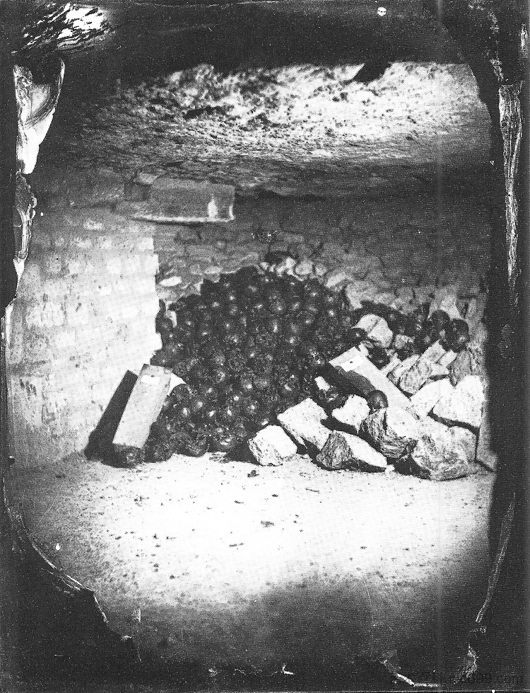 巴黎地下墓穴 Catacombes De Paris (1861)，菲利克斯·纳达尔