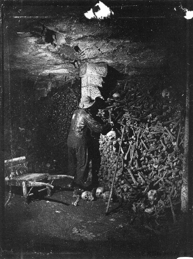 巴黎地下墓穴 Catacombes De Paris (1861)，菲利克斯·纳达尔