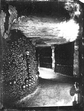 巴黎地下墓穴 Catacombes De Paris (1861)，菲利克斯·纳达尔