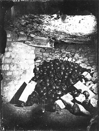 巴黎地下墓穴 Catacombes De Paris (1861)，菲利克斯·纳达尔