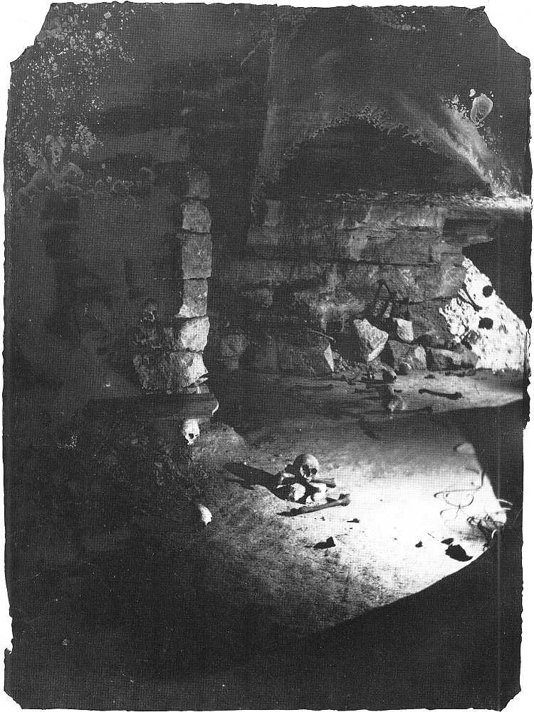 巴黎地下墓穴 Catacombes De Paris (1861)，菲利克斯·纳达尔