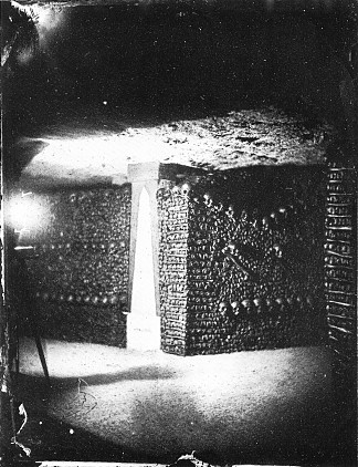 巴黎地下墓穴 Catacombes De Paris (1861)，菲利克斯·纳达尔