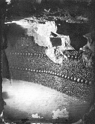 巴黎地下墓穴 Catacombes De Paris (1861)，菲利克斯·纳达尔