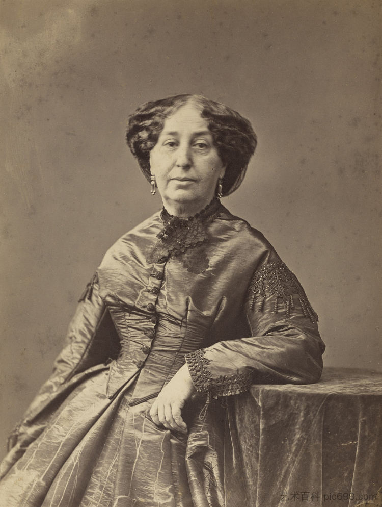 乔治·桑 George Sand (1865)，菲利克斯·纳达尔