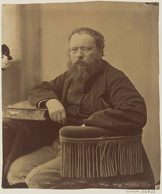 皮埃尔-约瑟夫·蒲鲁东 Pierre-Joseph Proudhon (1865)，菲利克斯·纳达尔