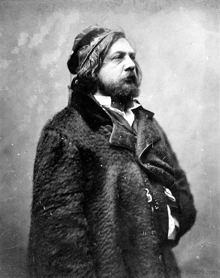 泰奥菲尔·戈蒂埃 Théophile Gautier (1857)，菲利克斯·纳达尔