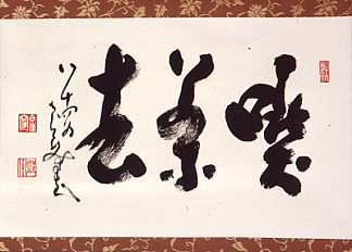 书法 Calligraphy，中原南天棒