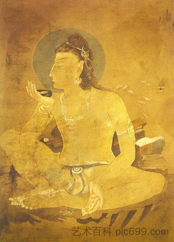 西瓦喝世界毒药 Siva drinking World Poison，南达拉尔·博斯