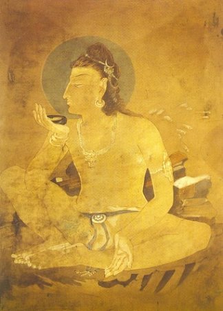 西瓦喝世界毒药 Siva drinking World Poison，南达拉尔·博斯