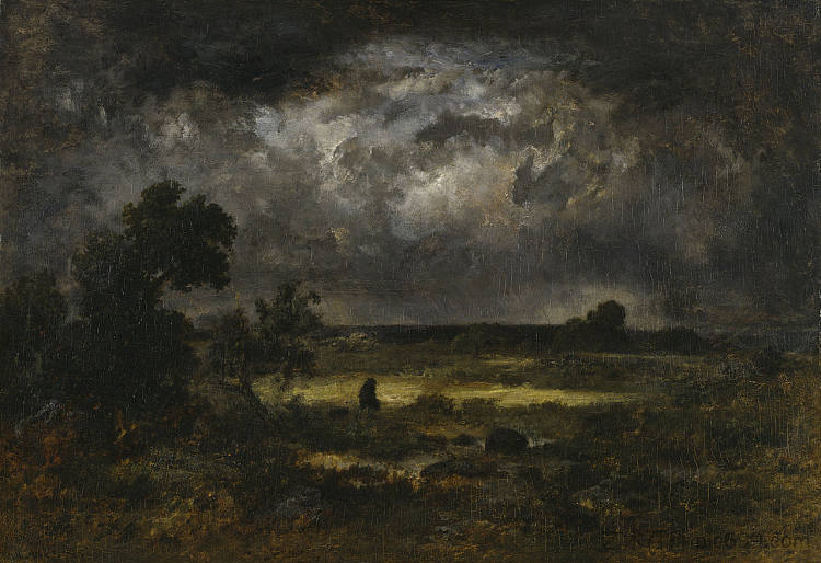 风暴 The Storm (1872)，纳尔西斯·维尔日勒·迪亚