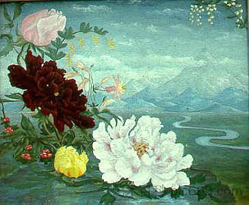 树牡丹 Tree Peonies (1941)，瑞香