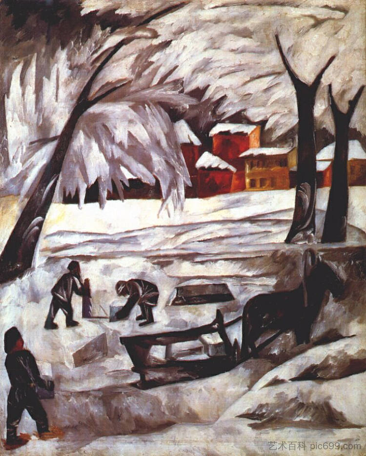 切冰机 The Ice Cutters (1911)，冈察洛娃