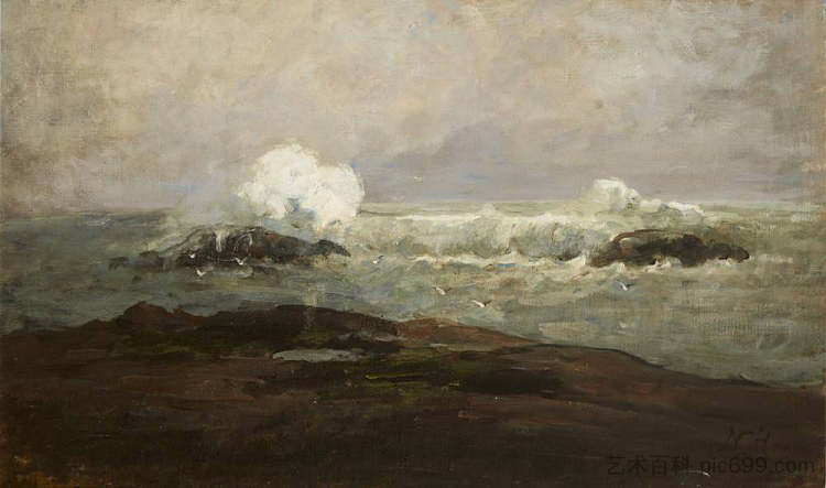 斯托米海岸，克莱尔郡 STORMY COAST, COUNTY CLARE，纳撒尼尔磨练年轻人