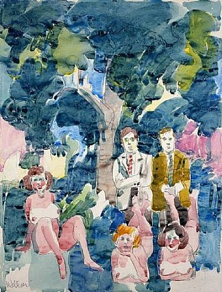 树下的人物 Figures Under Tree (1964)，尼尔·韦利弗
