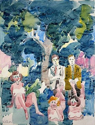 树下的人物 Figures Under Tree (1964)，尼尔·韦利弗