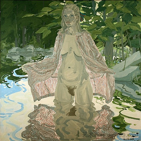 条纹长袍裸体 #2 Nude in Striped Robe #2 (1968)，尼尔·韦利弗