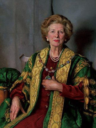 撒切尔夫人玛格丽特的肖像 Portrait of Margaret the Lady Thatcher (1999)，纳尔逊·尚克斯