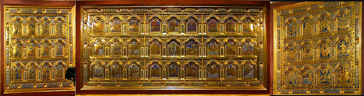 克洛斯特新堡祭坛 - 所有面板 Klosterneuburg Altar - All Panels (1181)，凡尔登的尼古拉斯