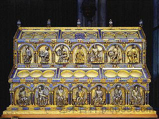 三圣王神殿,大卫· Shrine of the Three Holy Kings, David Side (c.1200),凡尔登的尼古拉斯