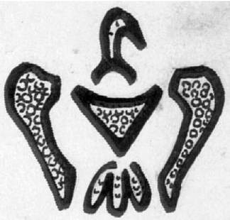 张开翅膀的鸟 A bird with spread wings (c.1905)，尼古拉斯·罗瑞奇