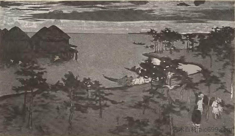 远古生活 Ancient life (1904)，尼古拉斯·罗瑞奇