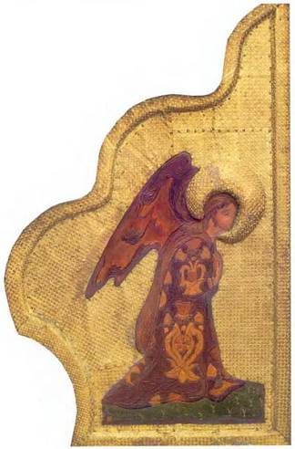 报喜。大天使加百列。 Annunciation. Archangel Gabriel. (1907)，尼古拉斯·罗瑞奇
