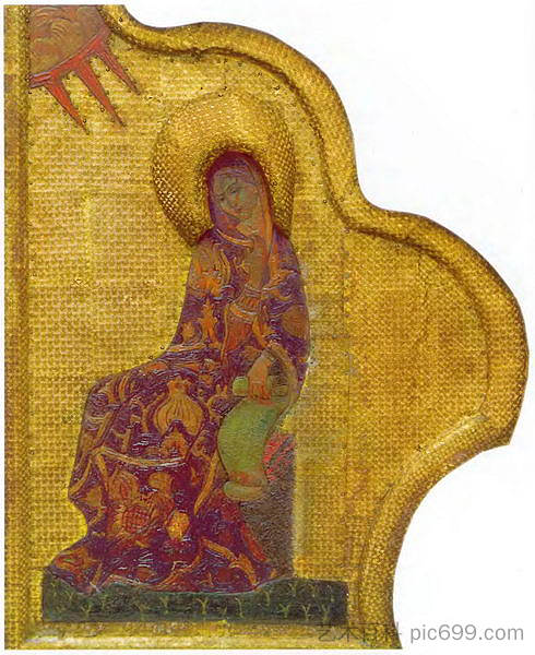 报喜。圣母玛利亚。 Annunciation. Virgin Mary. (1907)，尼古拉斯·罗瑞奇