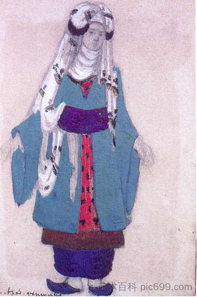 阿拉伯女人 Arabian woman (1912)，尼古拉斯·罗瑞奇