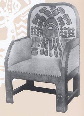 扶手椅子 Armchair (1904)，尼古拉斯·罗瑞奇