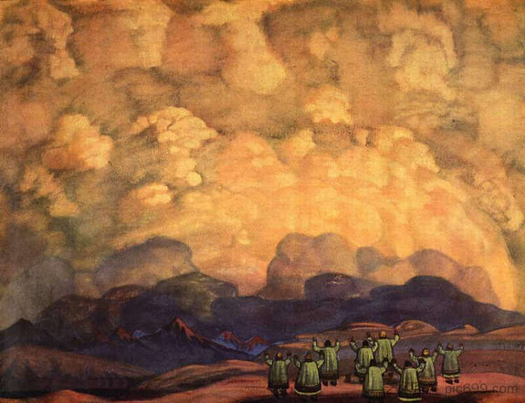 天空的召唤 Behest of the sky (1915)，尼古拉斯·罗瑞奇