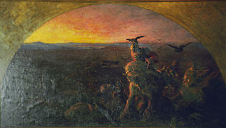 基辅博加特尔之夜 Evening of Kyiv bogatyrs (1896)，尼古拉斯·罗瑞奇