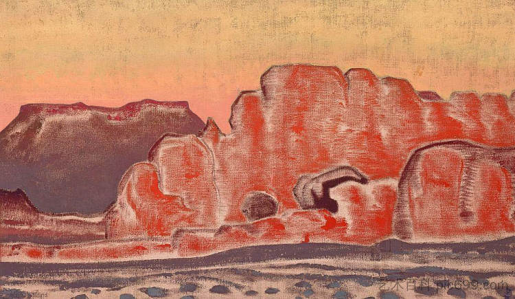 大峡谷 Grand Canyon (c.1921)，尼古拉斯·罗瑞奇