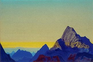 喜马拉雅早晨。日出。 Himalayan morning. Sunrise. (1937)，尼古拉斯·罗瑞奇