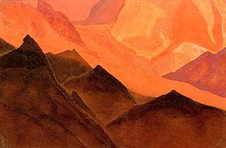 喜马拉雅山脉 Himalayas (c.1937)，尼古拉斯·罗瑞奇