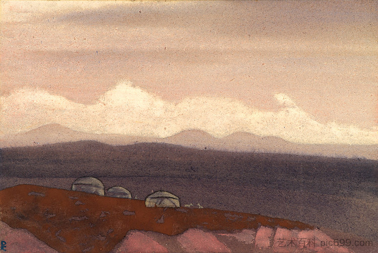 蒙古包 Mongolian yurtas (1936)，尼古拉斯·罗瑞奇