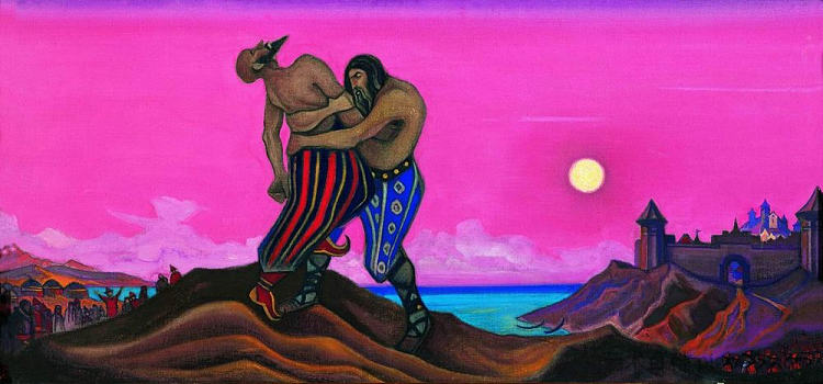 姆斯季斯拉夫与雷迪亚的决斗 Mstislav's duel with Rededia (1943),尼古拉斯·罗瑞奇